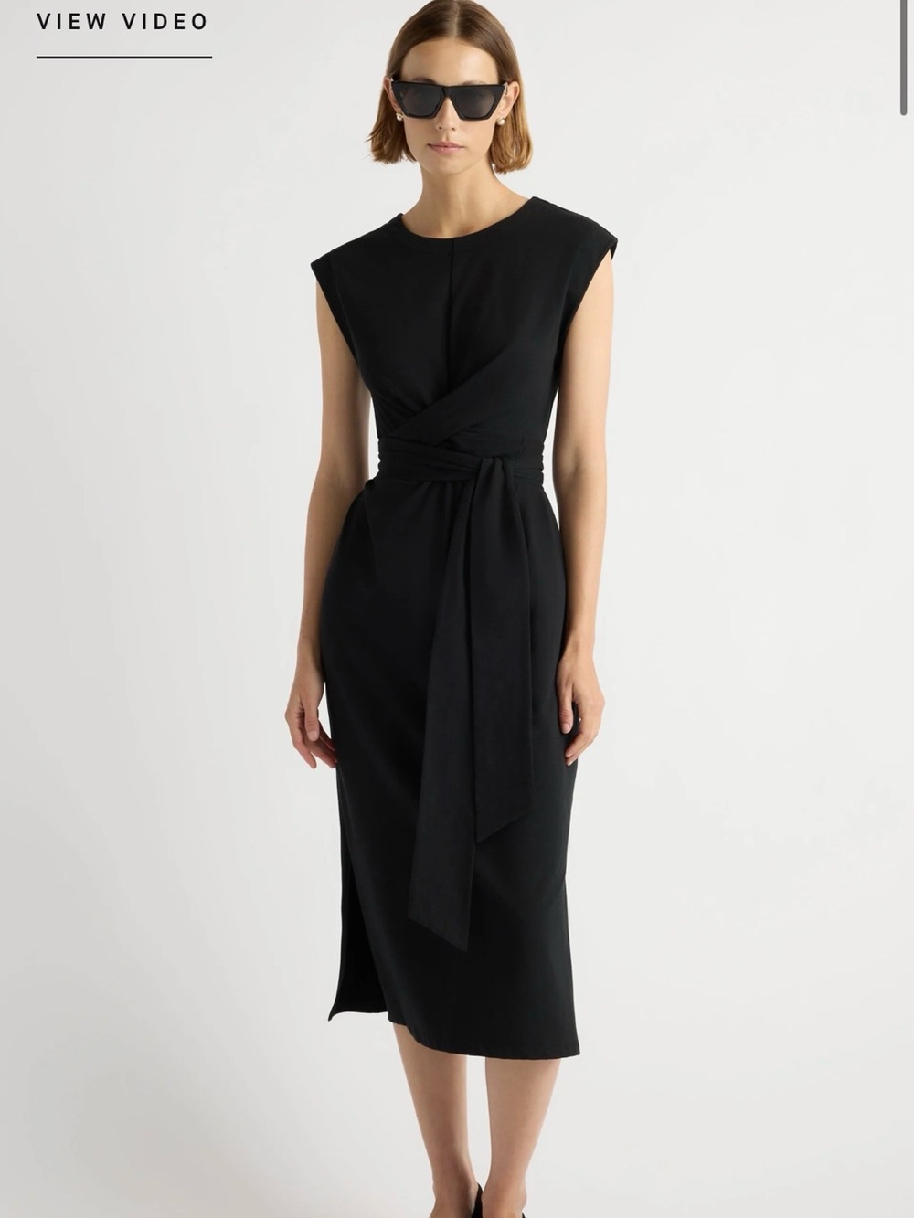 Modern Citizen Fei Tie-Front Organic Cotton Dress